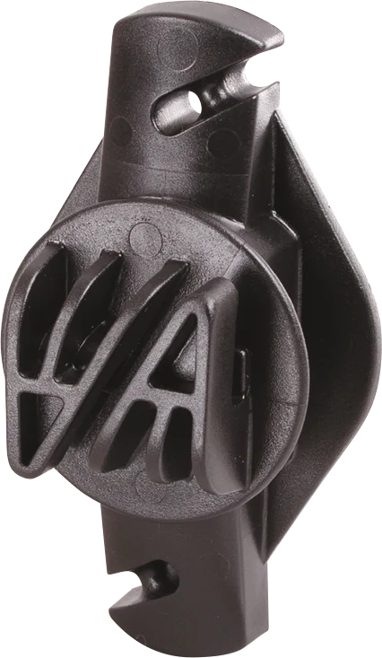 Patura Festzaun-Isolator für Draht in schwarz