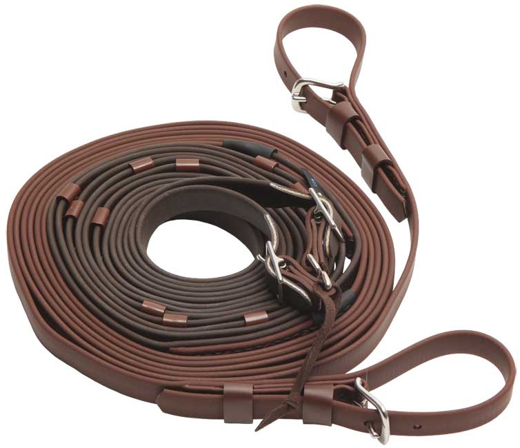 Zilco Z-Grip Einspännerleine komplett braun