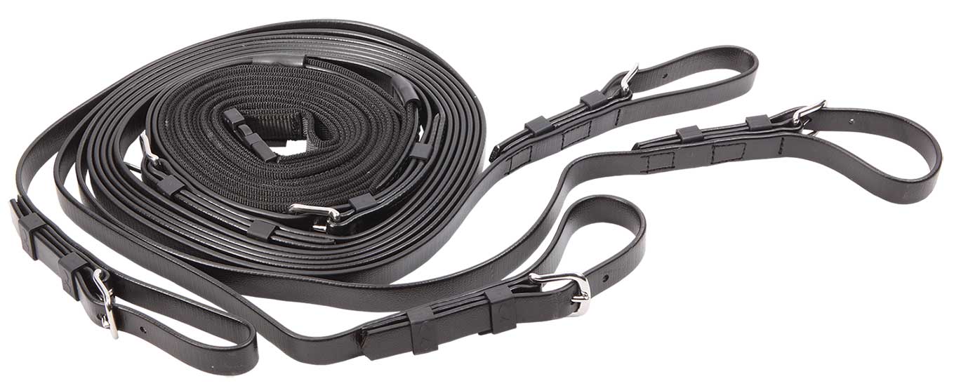 Zilco SL S-Grip Zweispännerleine schwarz