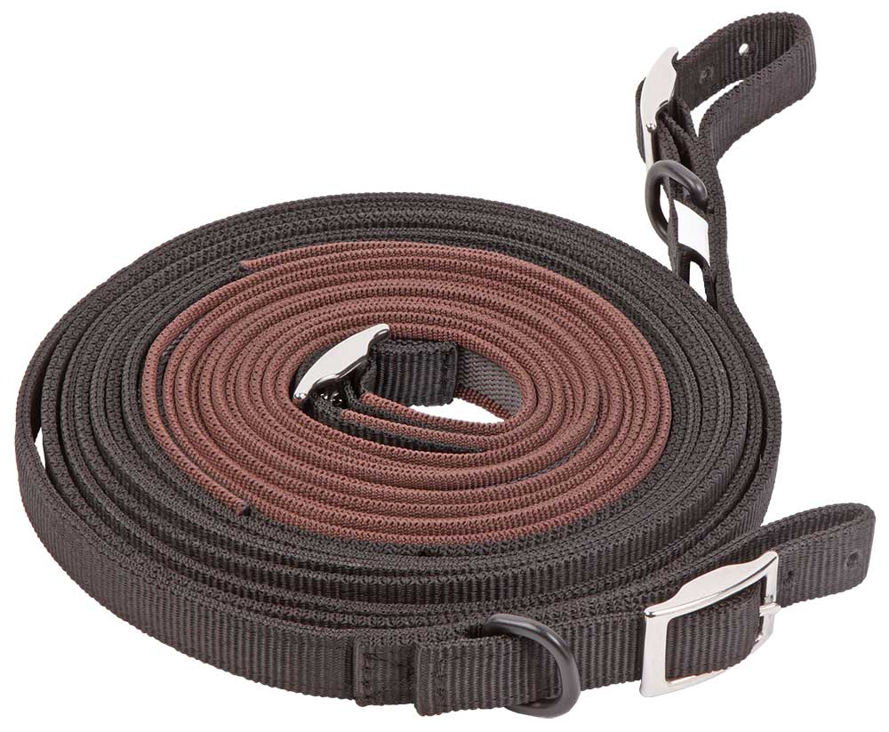 Zilco Tedex Einspännerleine schwarz/braun